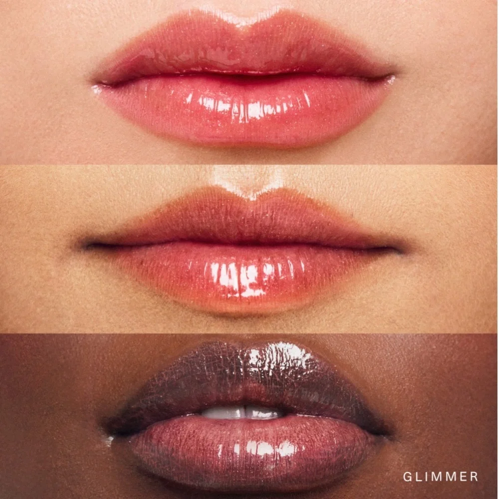 Rare Beauty  Positive Light Luminizing Lip Gloss Color: Glimmer - rose gold